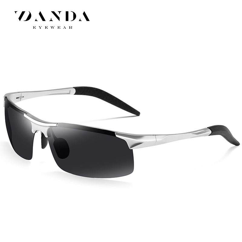 Gafas de visión nocturna para conducir por la noche 8177 gafas de sol Gafas de sol polarizadas de magnesio de aluminio transfronterizo en stock