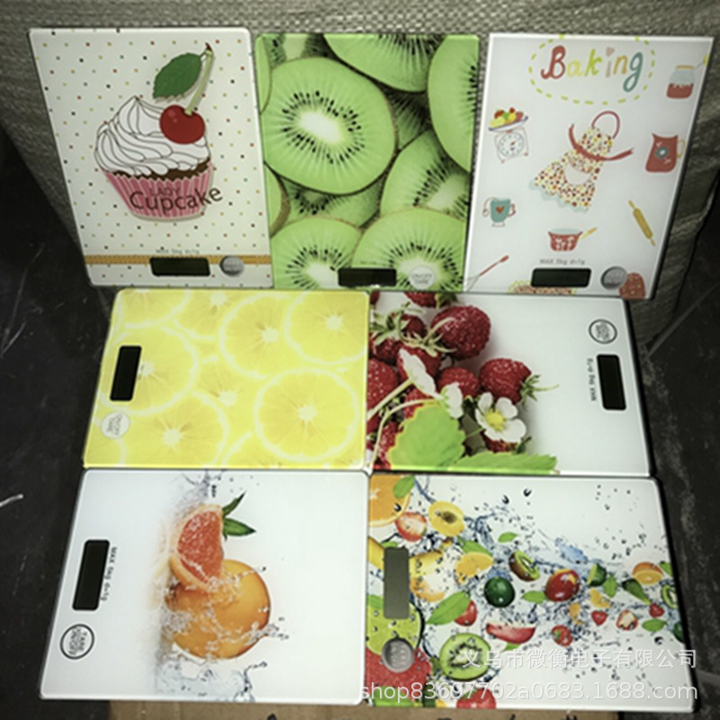 2019 nueva escala electrónica de horneado, escala de cocina, escala de cocina de frutas mixtas, escala de pastel 5kg / 1g
