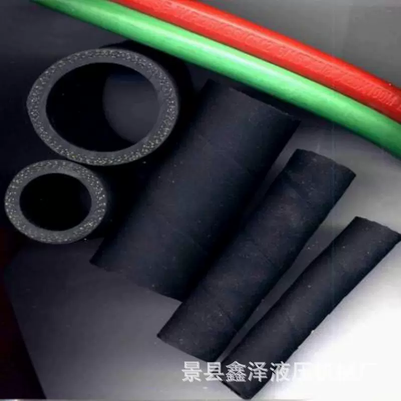 夹布输水胶管现货加工制作 夹布低压黑皮胶管量大从优