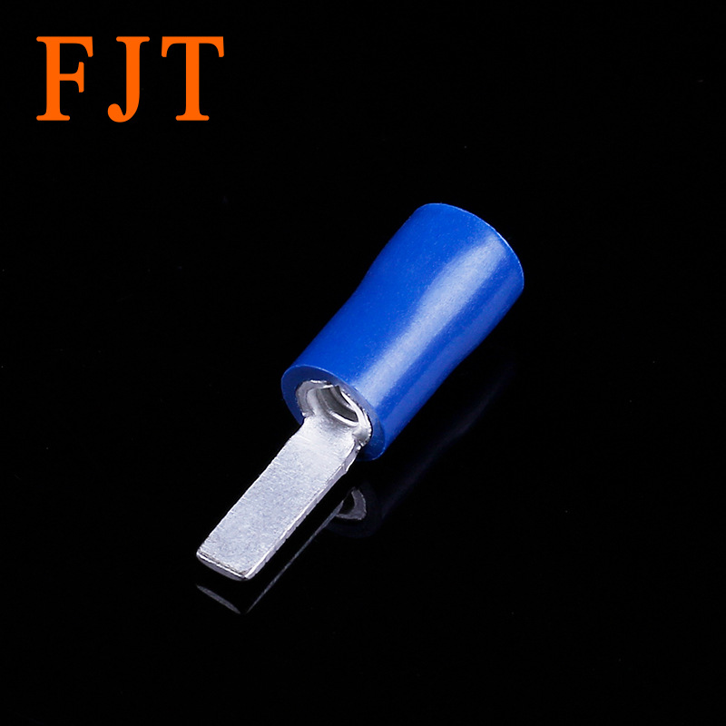 PVC预绝缘板形接插接线端子接线端头线耳线鼻子铜管厂家直供