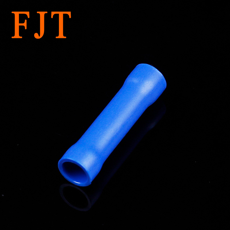 PVC绝缘平行端子中接管冷压端子接线端头线耳线鼻子厂家直供