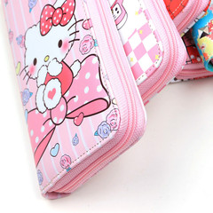 Supply Japanese and Korean foreign trade cross-border supply cartoon ladies storage wallet multi-compartment zipper coin purse