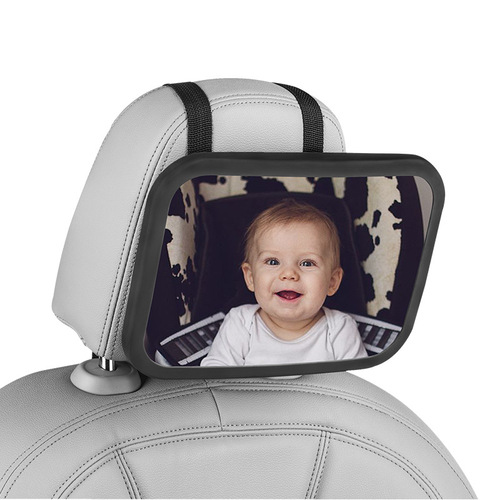 汽车宝宝后视镜车内安全座椅观察后视镜车椅可调节反向安装观察镜