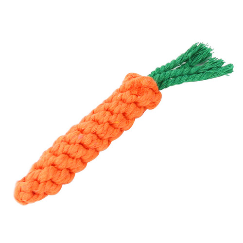 Cotton Rope Pet Carrots Purely Handwoven Teething Pet Toys Dog Teething Rope Pet Supplies Wholesale