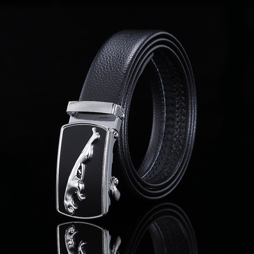 Kaijuezun men's belt business casual black sports car automatic buckle gift belt manufacturer wholesale