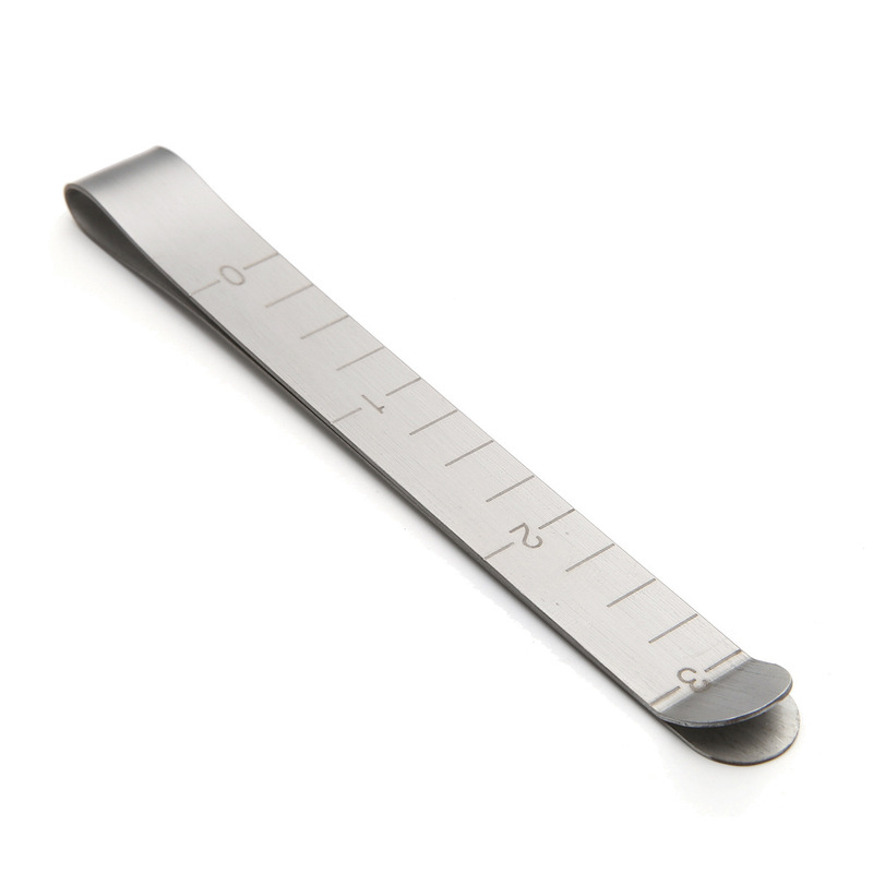 Metal sewing curling clip sewing Clip 3 inch measuring ruler quilting clip fixed ruler diy sewing single