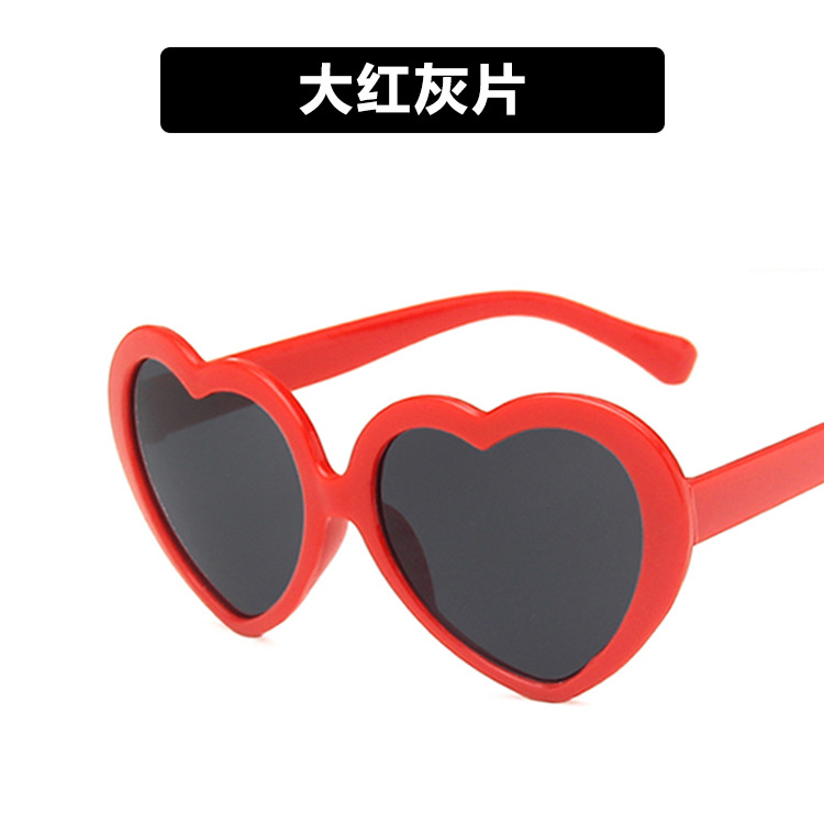 Pink Children's Love Sunglasses 2020 Fashion Trendy Boys and Girls Cute European and American Sunglasses Peach Heart Sunglasses