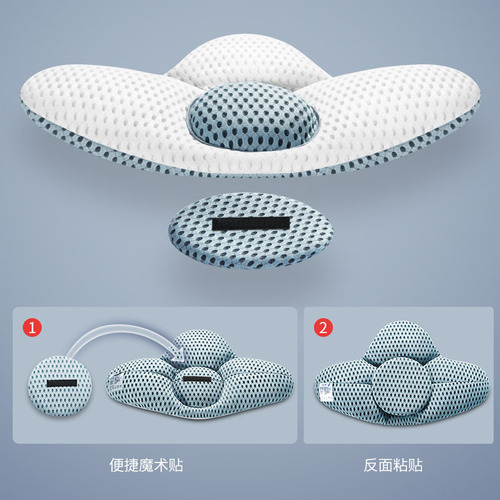 Lumbar support pillow, breathable lumbar cushion, lumbar correction pad, sleep support pad, multi-functional pillow, comfortable sleeping top lumbar pad
