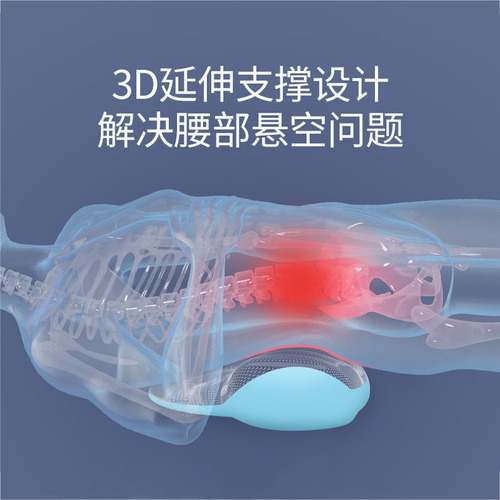 Lumbar support pillow, breathable lumbar cushion, lumbar correction pad, sleep support pad, multi-functional pillow, comfortable sleeping top lumbar pad