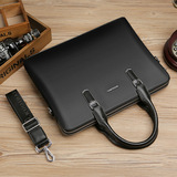 酷奇袋鼠 Вместительная и большая сумка на одно плечо, ноутбук, бизнес-версия, из натуральной кожи