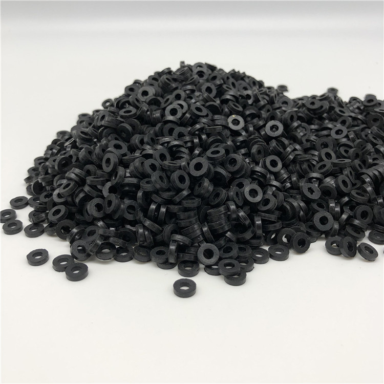 1只起做NBR橡胶密封圈 螺丝平垫片 黑色圆垫4*8/9/10/12*1.5/2mm