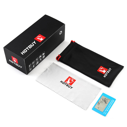 HOTBUY mirror case, mirror cloth, mirror bag, polarization test card, screwdriver, brand outer packaging, matching packaging