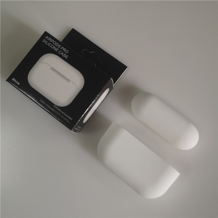 适用苹果airpods pro保护套蓝牙耳机液态硅胶纯色外壳收纳包分体
