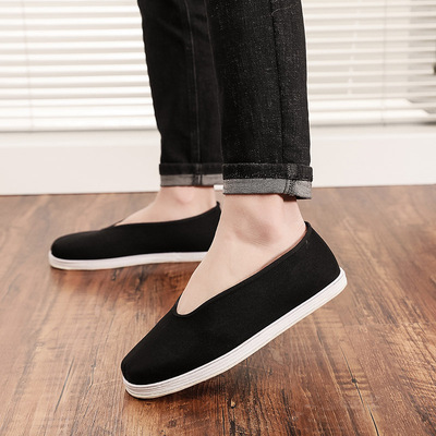 tradition Old Beijing Cloth shoes manual Cotton light comfortable dad soft sole Middle and old age Cloth shoes