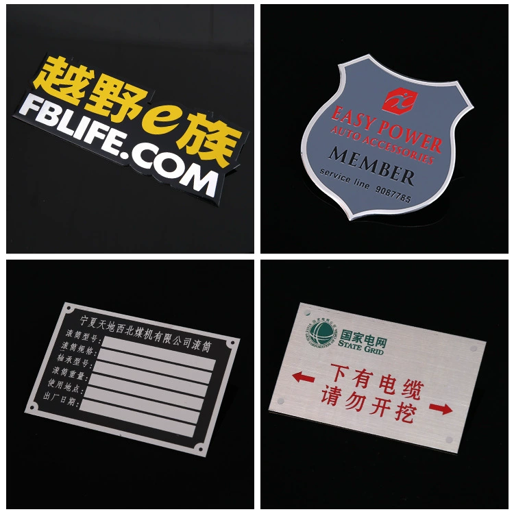 Производители на заказ металл алюминий нержавеющая сталь медь штамповка Глянцевая коррозия шелкография мебель для рисования частная печать вывески