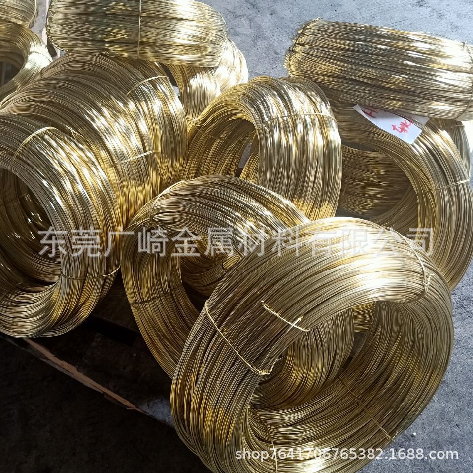 H62H65H63H68H70黄铜线 C2600C2680铜螺丝线 C2800黄铜线厂家