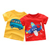 Summer children's short sleeve T-shirt, breathable jacket for boys, loose fit, absorbs sweat and smell