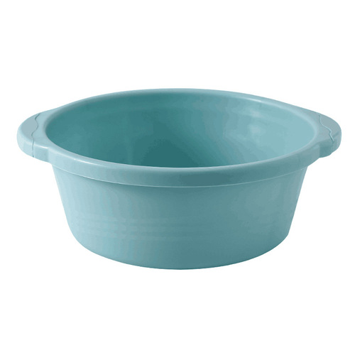 Double-eared plastic basin Household plastic household adult washbasin round bathroom foot washing basin vegetable basin