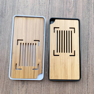 Bamboo small tea tray mini water storage tea table rectangular dry bubble tray Japanese kung fu tea set tea tray Tea Sea home