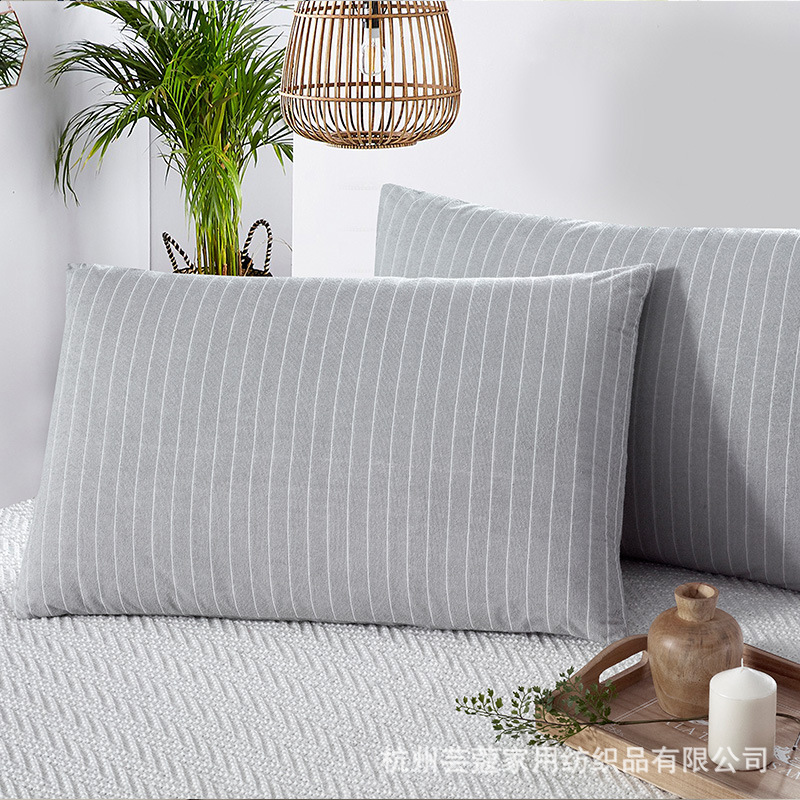 Amazon exportación algodón funda de almohada impermeable anti-saliva almohada toalla látex funda de almohada impermeable anti-ácaro par