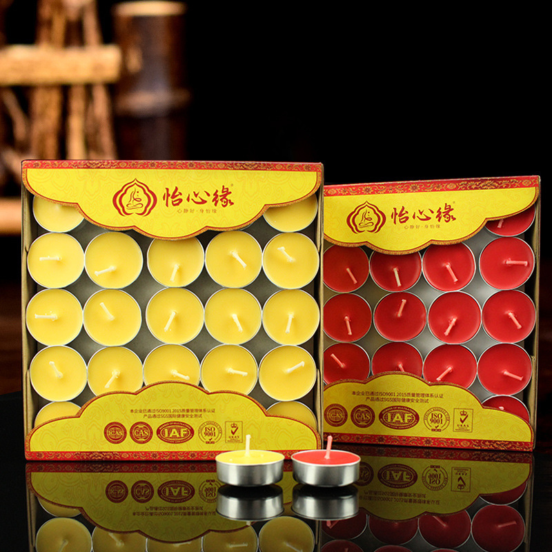 Yixinyuan Buddha front lamp 24 hours 100 butter lamp aromatherapy candle Su oil lamp home tasteless small butter Yixinyuan Buddha front lamp 24 hours 100 butter lamp aromatherapy candle Su oil lamp home tasteless small butter