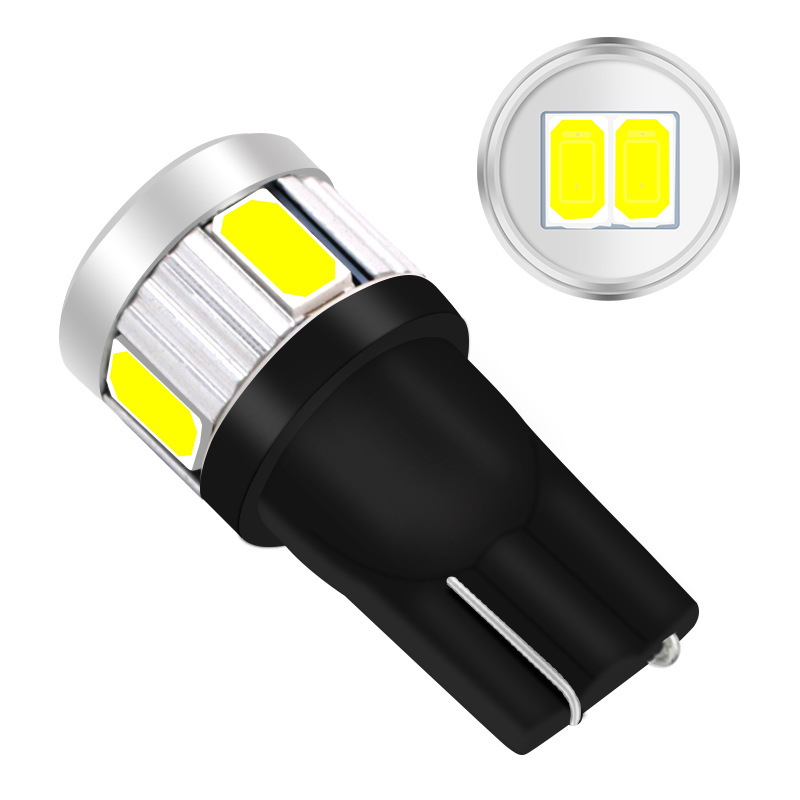 Amazon nueva luz de ancho T10 luz de la matrícula del coche 5730 6smd llevó la luz del lado del camión pequeña bombilla
