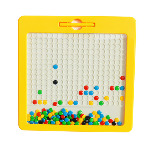 Magnetic Chessboard Early Education Brain-Teasing Toy Magnetic Steel Ball Chess Pieces Writing Board