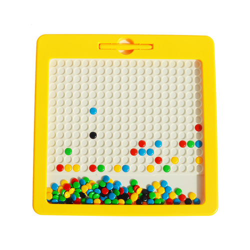 Magnetic Chessboard Early Education Brain-Teasing Toy Magnetic Steel Ball Chess Pieces Writing Board