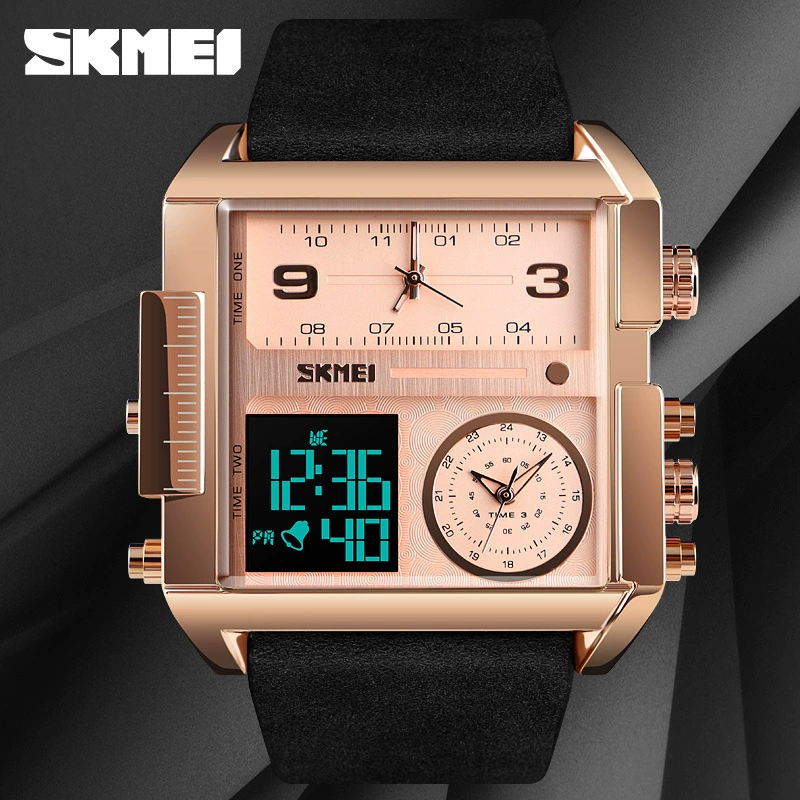 Men's square dial, universal waterproof digital watch, (Cross-border trading)