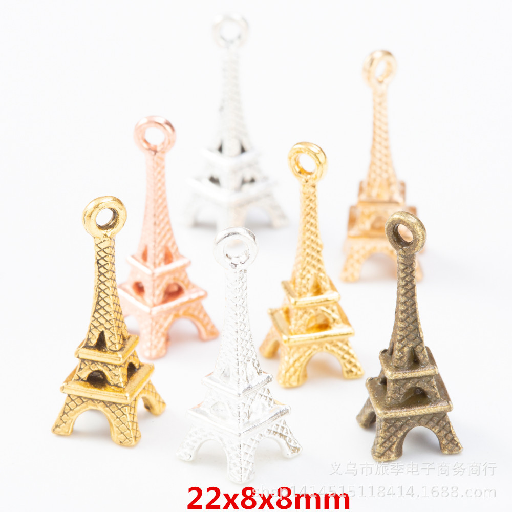 DIY retro alloy jewelry accessories pendant Eiffel Tower pendant zakka factory direct 2342