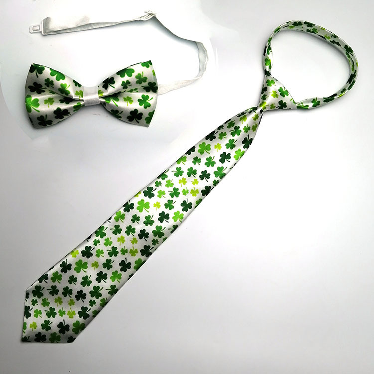 Amazon popular día de San Patricio trébol traje irlandés adulto Correa pelo banda corbata pajarita