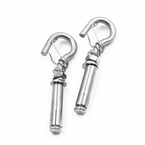 304 stainless steel lifting ring expansion screw swing expansion hook mesh manhole mesh hook small mouth expansion screw wholesale