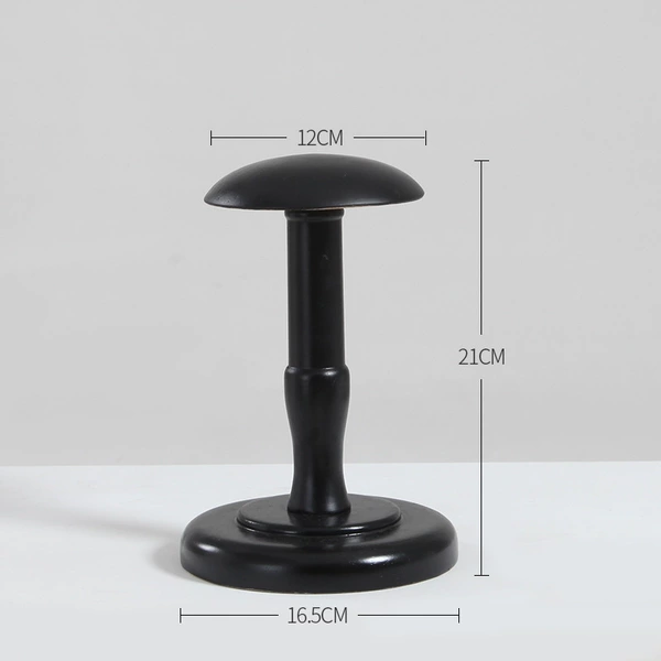 Ya black wooden hat (short)