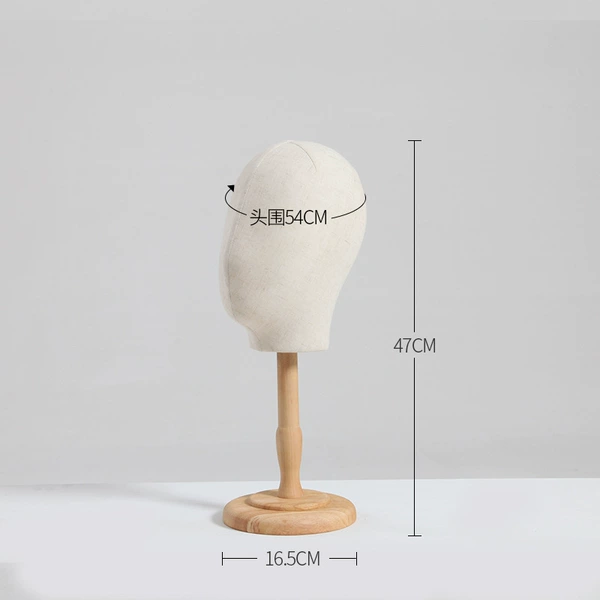 Moralia head mold+log color short base (wood)