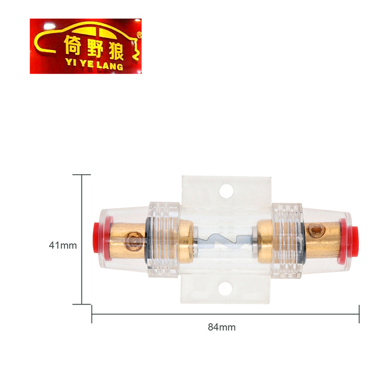 批发供应汽车音响耐高温保险胆保险座 音响改装透明保险胆60A
