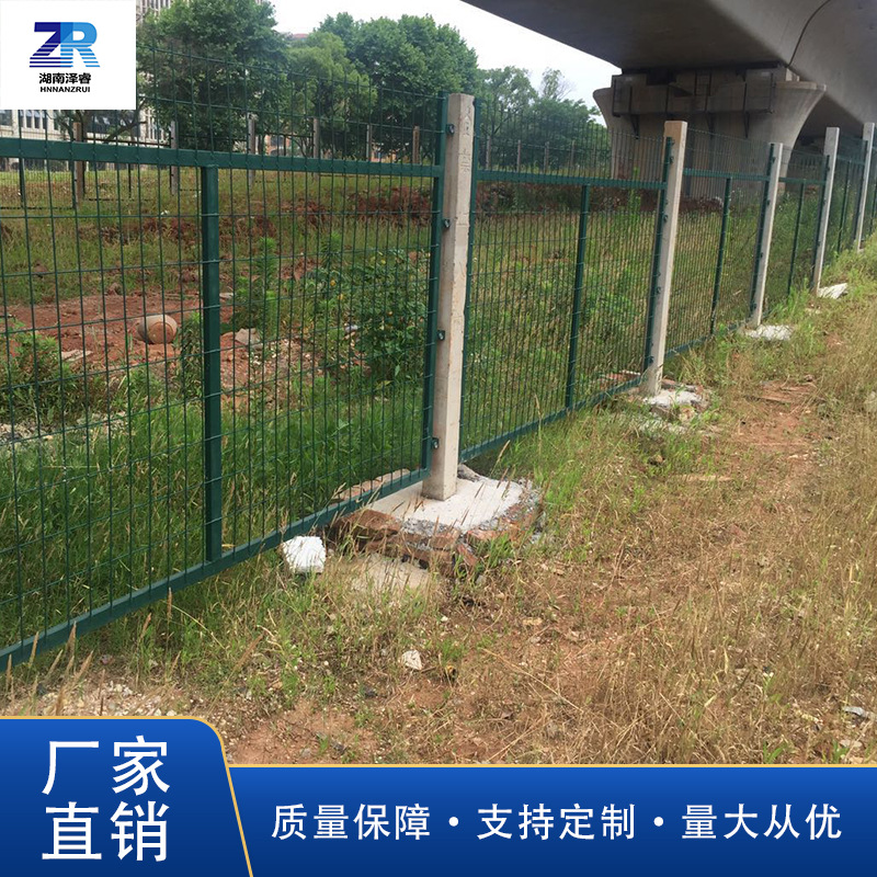 双边丝护栏网框架护栏网高速公路防护网铁路护栏网机场隔离护栏网