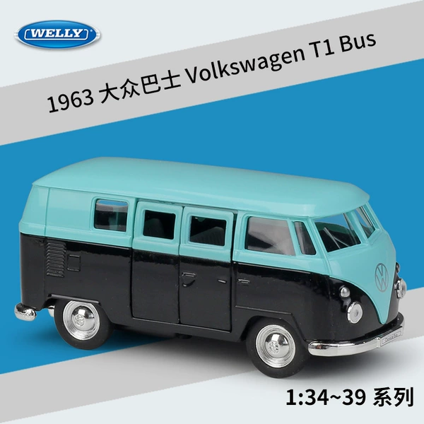 #49764 1963 Volkswagen T1 bus blue