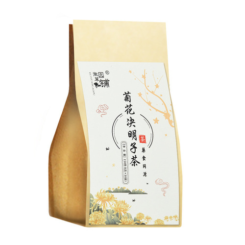 Chrysanthemum Cassia Tea, Burdock & Honeysuckle Chrysanthemum Goji Berry Tea for Night Owl & Eye Health, Healthful Herbal Tea for Distribution