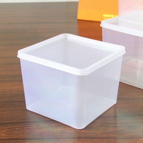 Fresh-keeping box with lid, plastic transparent box, medicinal material box, jam box, soy milk box, cake box, sample box, take-out box