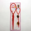 18# white card bright red