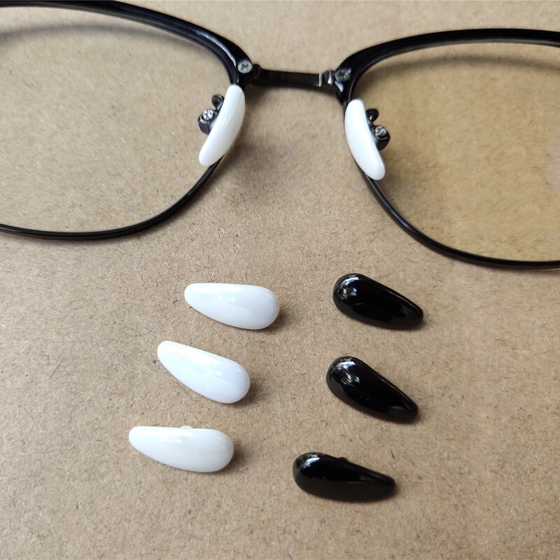 Glasses Accessories Glasses Nose Pad Ceramic Nose Pad Screw Left and Right Nose Pad Frame Glasses Nose Pad Glasses Accessories Glasses Nose Pad Ceramic Nose Pad Screw Left and Right Nose Pad Frame Glasses Nose Pad