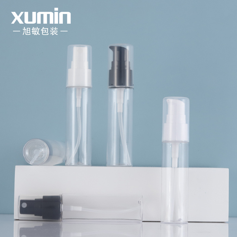 化妆品分装瓶 PET透明乳液瓶 30ml爽肤水喷雾瓶 便携试用装小样瓶