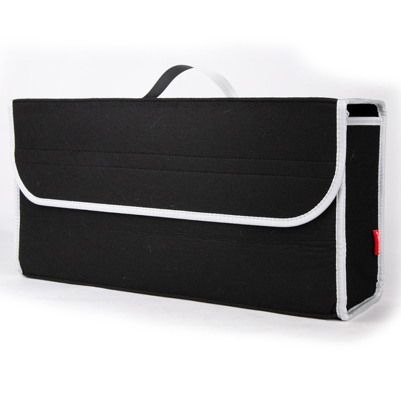 Bolsa organizadora de almacenamiento de coche Kit de maletero de coche transfronterizo Bolsa de almacenamiento plegable de tela de fieltro maletero de coche