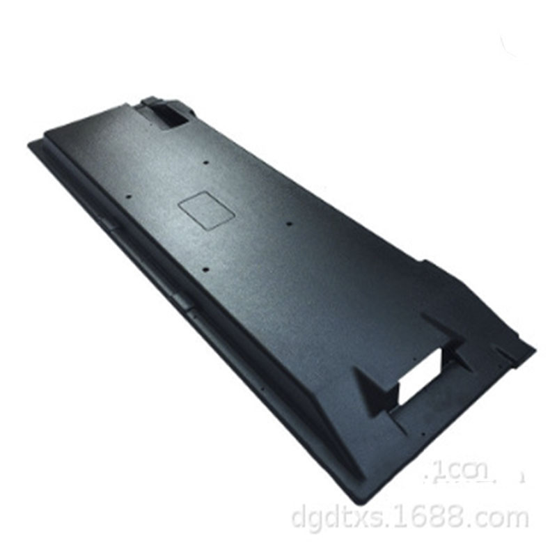 厚片吸塑热压成型，50寸黑色纹路电视机后壳厚板吸塑塑料制品