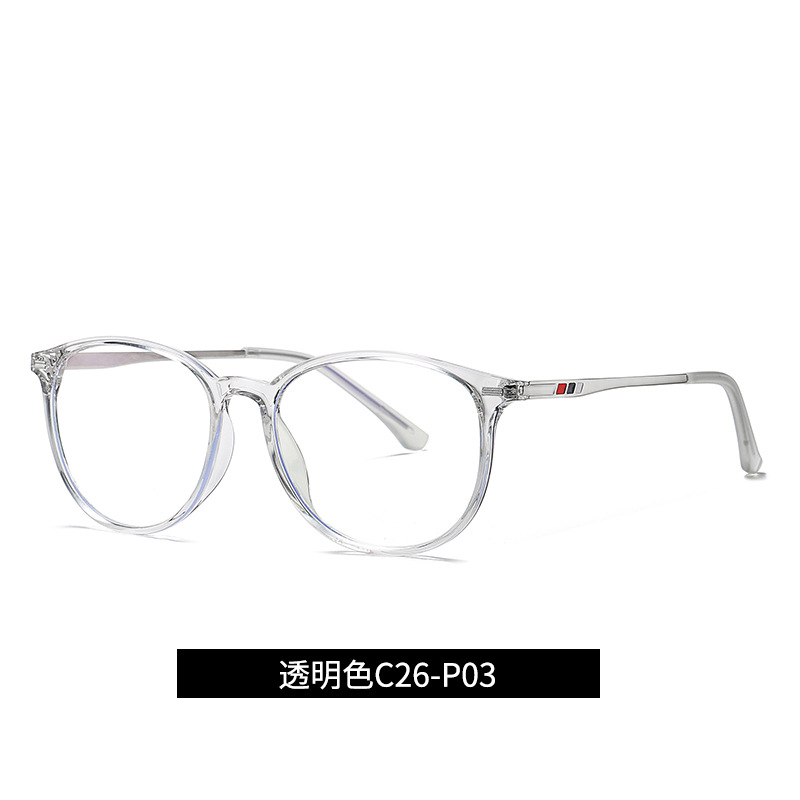 2020 nueva moda TR gafas de luz anti-azul estudiante artístico gafas lisas 6911 metal ordenador gafas de protección ocular al por mayor