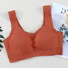 Summer silk cooling sports underwear, bra, breast tightener, tank top, beautiful back