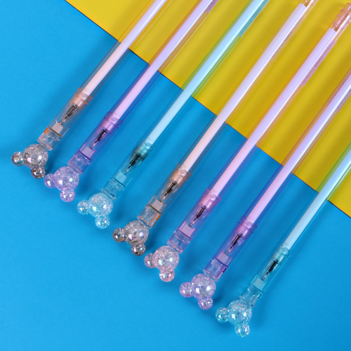 Gel pen Mickey cute creative internet celebrity student stationery supplies carbon water pen simple signature pen