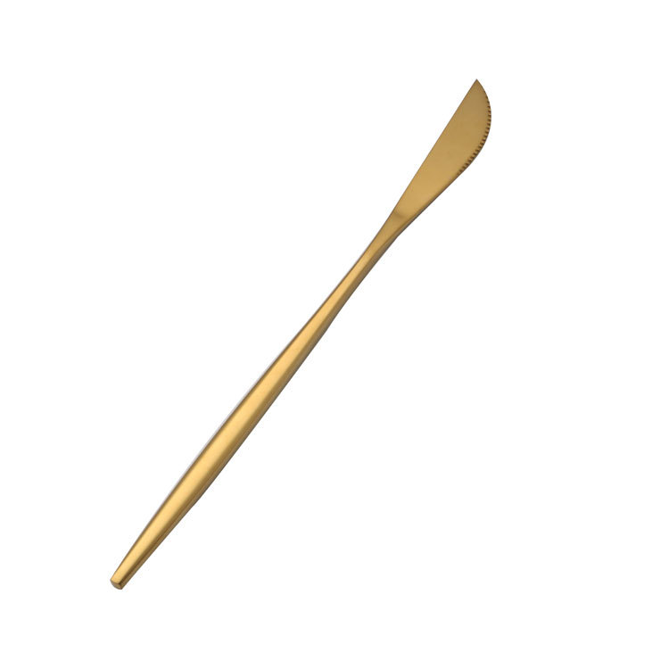 Internet celebridad comida occidental cuchillo tenedor cuchara europeo cuchillo de carne tenedor cuchara de postre tenedor transfronteriza de acero inoxidable vajilla portuguesa