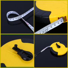 Factory-made Gangchen Measuring Tape: 30m, 50m, and 20m Fiber Disc Rulers for Engineering & Construction — Fiberglass Measuring Tapes