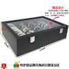 Wooden high-end bracelet, jewelry, glossy storage box, black storage system, simple and elegant design